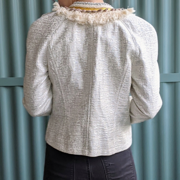 Guess by Marciano Mirrored Beaded Crop Jacket - Picture 2 of 10